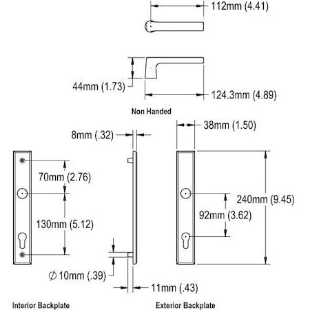 Strybuc Dallas Handle Set 850-3870394